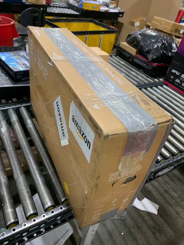 Photo 1 of ASUS ROG Strix 34” Ultrawide QD-OLED HDR Gaming Monitor (XG34WCDG) - 3440x1440, 175Hz, 0.03ms, OLED Care Pro, True 10-bit, G-SYNC Compatible, DisplayWidget, Extreme Low Motion Blur,