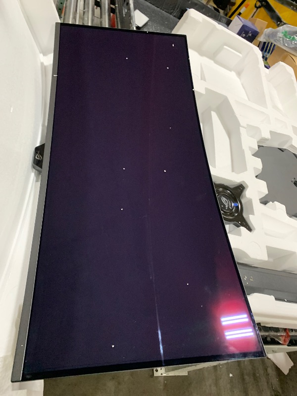Photo 1 of ASUS ROG Strix 34” Ultrawide QD-OLED HDR Gaming Monitor (XG34WCDG) - 3440x1440, 175Hz, 0.03ms, OLED Care Pro, True 10-bit, G-SYNC Compatible, DisplayWidget, Extreme Low Motion Blur,