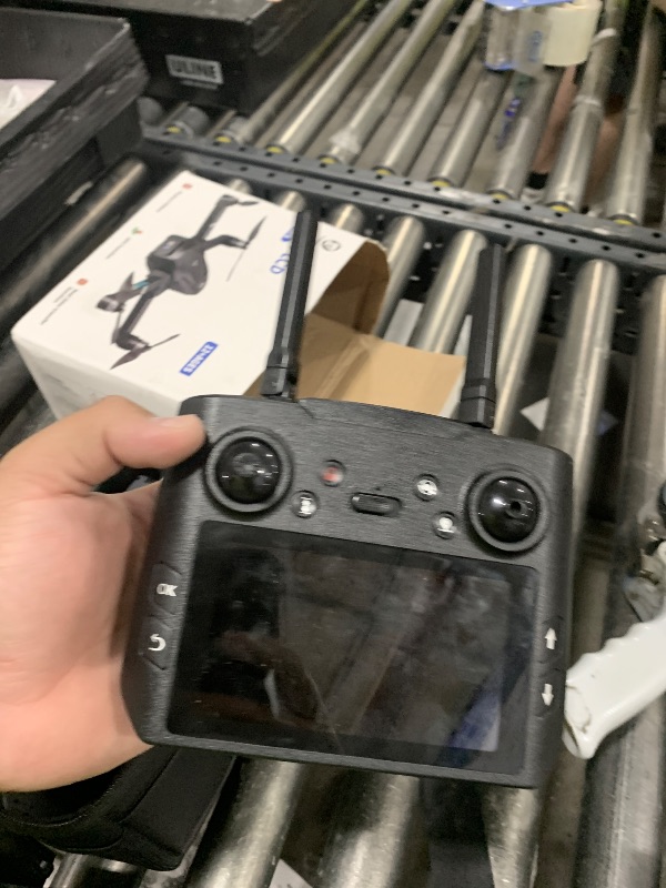 View 3 of Tolatoyus Drones with Camera for Adults 4K, GPS Drone with 4.5” LCD Screen Controller Follow Me Auto Return 5G Long Range Transmission Foldable FPV Drone for Beginners Under 249g