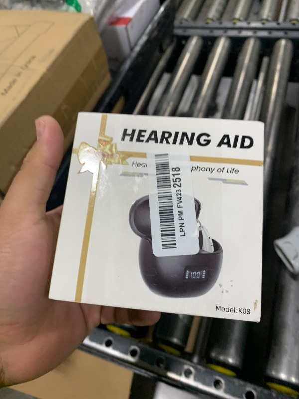 Photo 1 of OTC Rechargeable Hearing Aids for Seniors with Automatic Noise Cancelling, LED Display, FSA&HSA Eligible, 5-Level Volume Control for Clear Sound (Black)