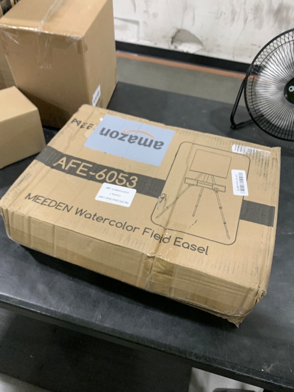 Photo 1 of MEEDEN Plein Air Easel for Painting: Adjustable Travel Watercolor Easel Stand for Adults- Collapsible Portable Tripod for Artists