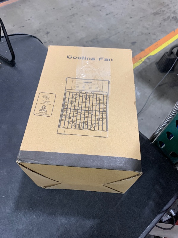 Photo 1 of MINI Portable Air Conditioners, Upgraded Motor Evaporative Air Cooler with Remote, 3 Speeds & 3 Mist, 7 Color Night Light Cooling Fan with 2-8H Timer, 1100ML Personal AC Unit for Bedroom Office