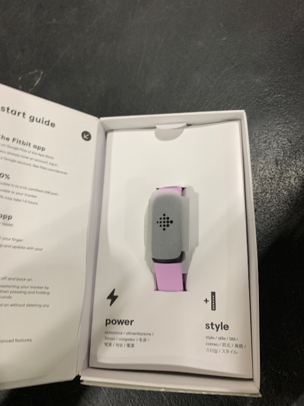Photo 1 of Fitbit Inspire 3 Health & Fitness Tracker with Stress Management, Workout Intensity, Sleep Tracking, 24/7 Heart Rate - 3-Month Google Health Premium Membership Included - Lilac Bliss/Black