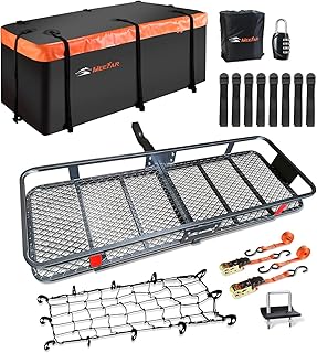Photo 1 of Hitch Mount Cargo Carrier Rack Basket