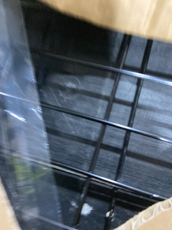 Photo 1 of **USED** MidWest Homes for Pets 24-Inch iCrate for Small Breeds, 12-20 lbs, Single Door Folding Dog Crate with Divider Panel, Leak-Proof Tray & Secure Latch, Portable, Durable & Easy to Assemble