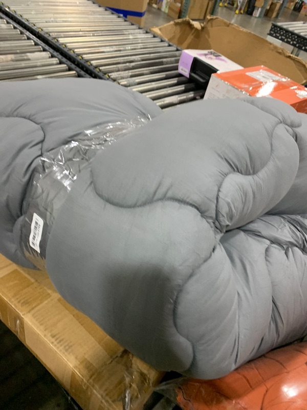 Photo 1 of FARINA Grey Queen Size Shredded Memory Foam Japanese Floor Mattress Futon