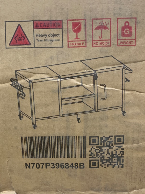 Photo 1 of OUTDOOR GRILL CART