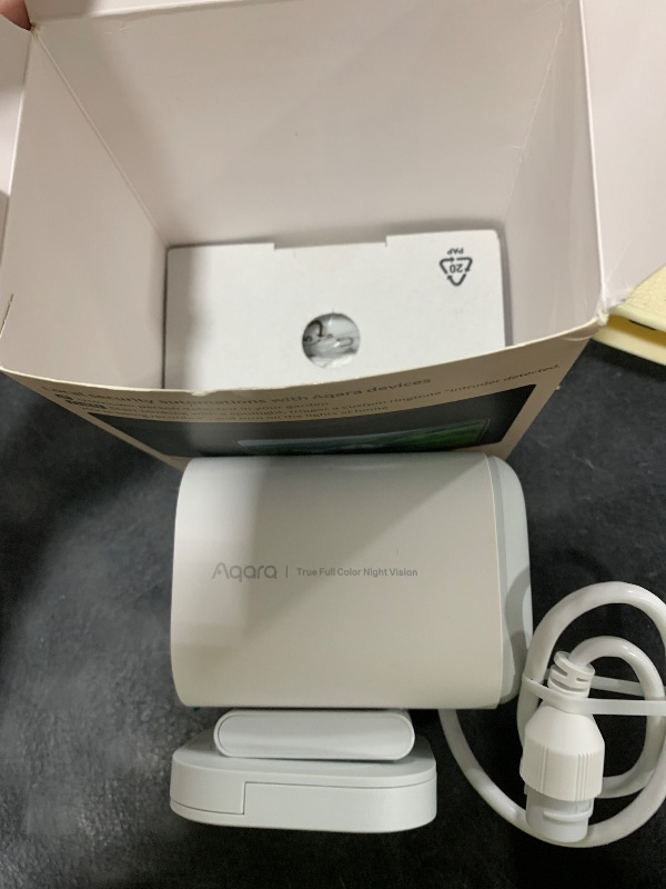 Photo 1 of Aqara 4MP Camera Hub G5 Pro PoE, True Color Night Vision Security Camera Outdoor, HomeKit Secure Video, Thread Border Router, Local Detection, Thread/Zigbee, Supports Alexa, Google, Smartthings, White