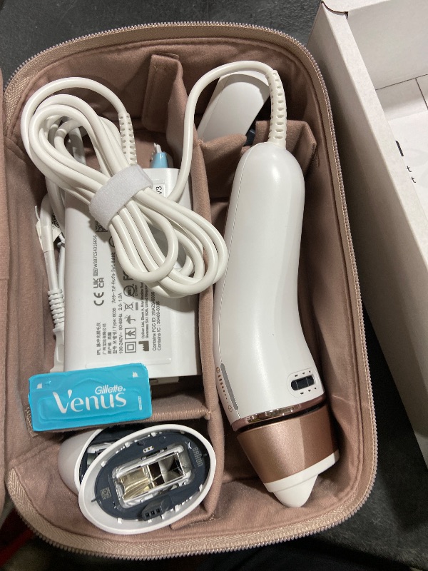 Photo 1 of Braun Skin i-Expert Smart IPL PL7219 at Home Laser Hair Removal for Women and Men with App, Premium Pouch, Venus Razor, 2 Smart Heads, Facial Trimmer