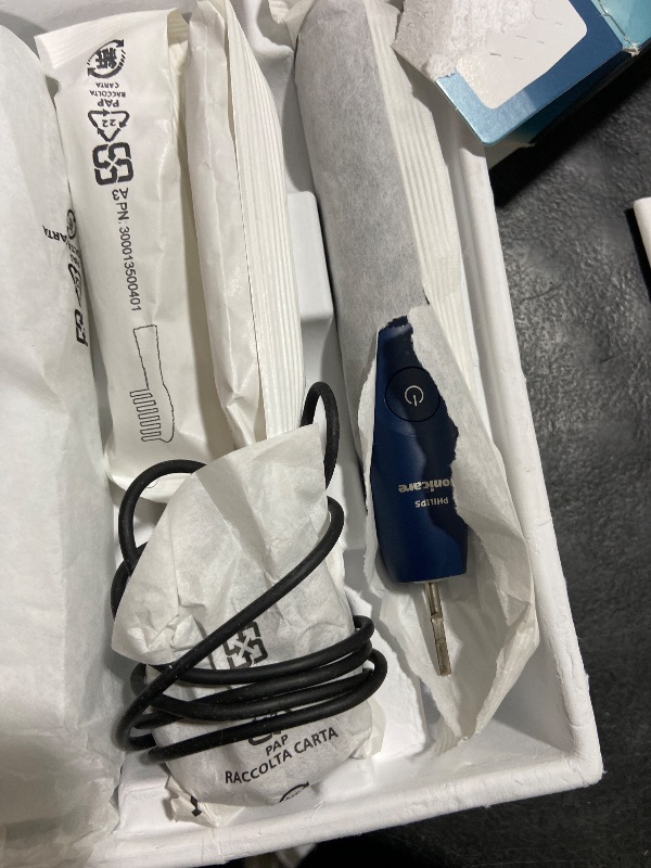 Photo 1 of Philips Sonicare 7300 Series Electric Toothbrush - Next-Generation Sonicare Technology, Pressure Sensor, 12 Brushing Settings, SmarTimer, 21-Day Runtime, Travel Case, Navy Blue, HX7423/05