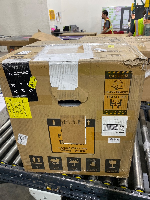 Photo 1 of QIDI Q2 Combo 3D Printer, Enclosed FDM with 65? Heated Chamber, Ultra Air Filtration, 600mm/s High Speed, AI Camera, Full Auto Leveling, 270x270x256mm Build Volume, from Beginner to Expert