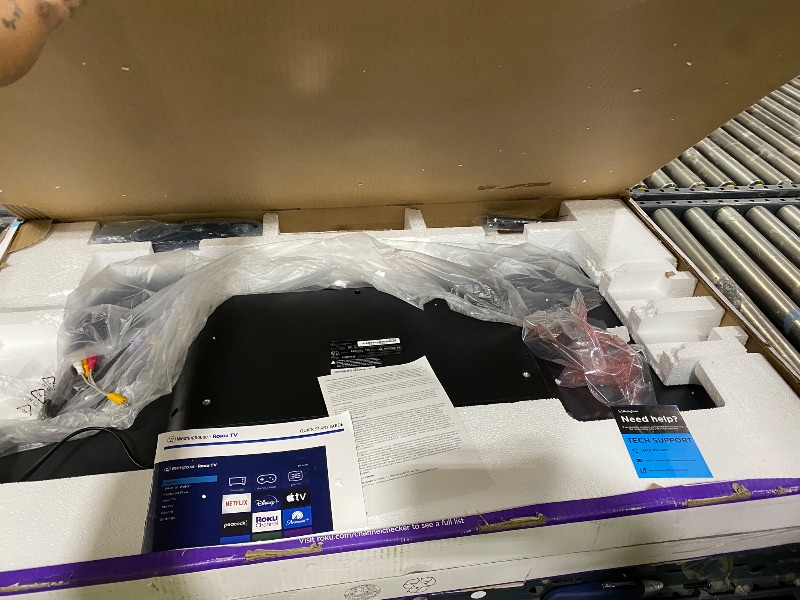 Photo 1 of FOR PARTS ONLY ******* Westinghouse Roku TV - 43 Inch Smart TV, 4K UHD Television with Wi-Fi Connectivity and Mobile App, Flat Screen, Bluetooth, Compatible with Apple AirPlay, Alexa and Google Assistant