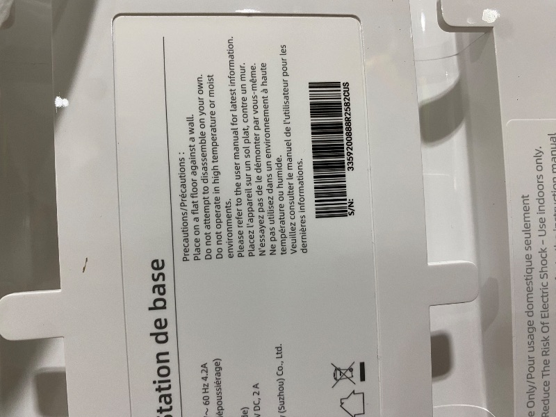 Photo 1 of FOR PARTS, DOES NOT FUNCTION**********MOVA V50 Ultra Complete Robot Vacuum and Mop, 24,000Pa Suction, Zero Tangling Duobrush, 2.28in Obstacle Overcoming, FlexiRise Navigation, 176°F Hot Water Mop Self-Cleaning & Fast Hot Air Drying, White