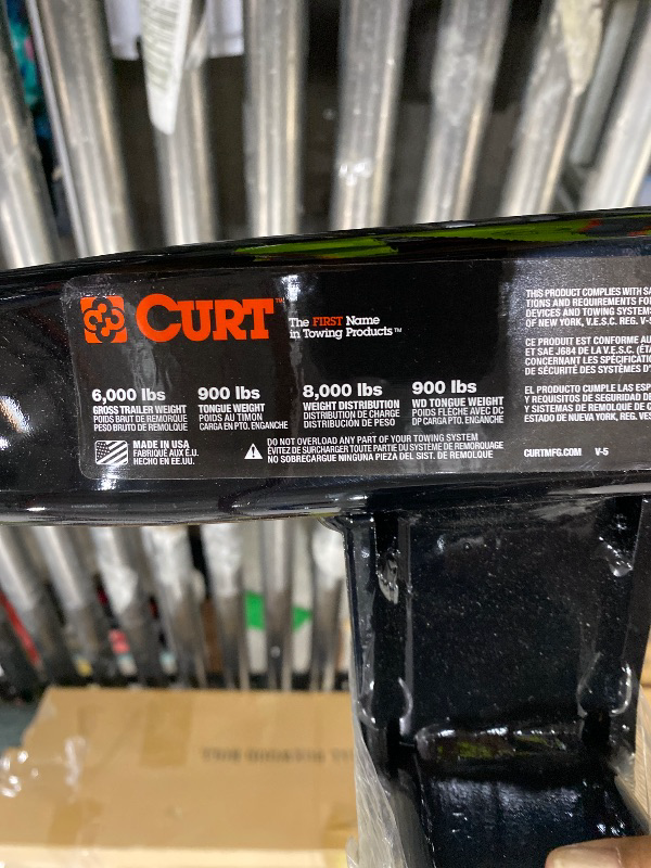 Photo 1 of CURT 13146 Class 3 Trailer Hitch, 2-Inch Receiver, Fits Select Honda Pilot, Acura MDX, GLOSS BLACK POWDER COAT