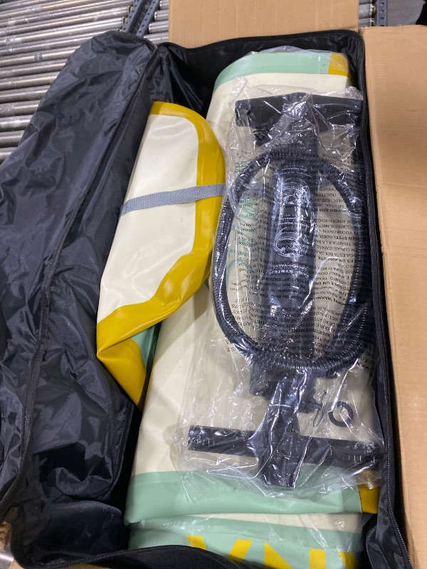 Photo 1 of CETANA 11’6” x 35” Extra Wide Inflatable Paddle Board, 450 lb Capacity Wide Stable SUP, 2–3 Person Paddle Board for Photos, Aesthetic Photo-Ready Design, Beginner Friendly Stand Up Paddle Board