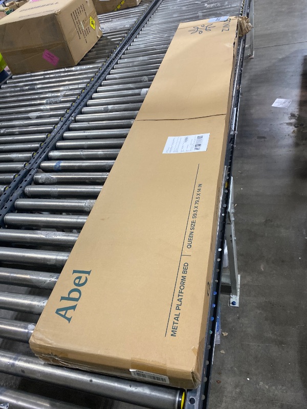 Photo 1 of ZINUS Abel Metal Platform Bed Frame / Mattress Foundation with Steel Slat Support / No Box Spring Needed / Easy Assembly, Queen