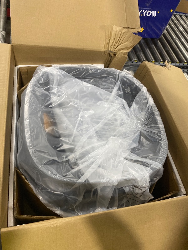 Photo 1 of Automatic Litter Box Self Cleaning, FeelNeedy Open-Top Smart Cat Litter Box with App Control, Odor-Control Safety Sensor Design for 1-3 Cats, Includes Waste Bags