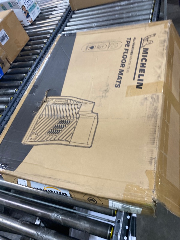 Photo 1 of Michelin Vehicle Mats, Premier Series All-Weather TPE Custom Fit Liner for 2027 Kia Telluride Gas 7 & 8 Seats Floor Mats (5 Piece)