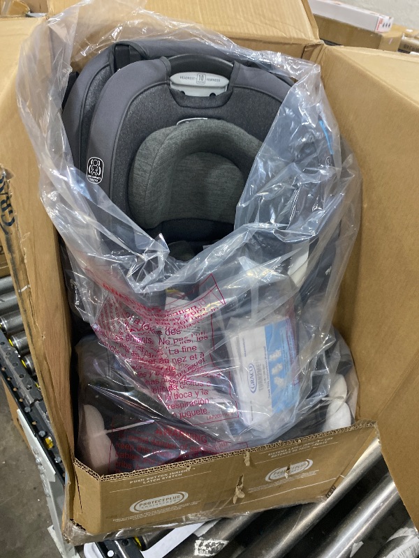 Photo 1 of Graco Turn2Me 3-in-1 Rotating Convertible Car Seat, Manchester, Rear-Facing Rotation Only, Forward-Facing Mode, Highback Booster Up to 100 lbs, Adjustable Headrest & Harness, Steel Reinforced Frame