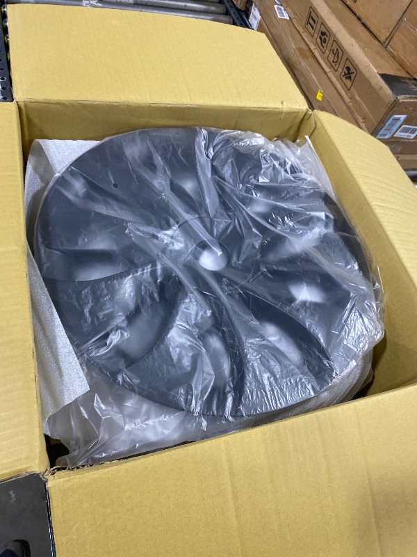 Photo 1 of Mayde 18-Inch Hub Caps fits 2020-2023 Tesla Model 3, Replacement Wheel Covers (Set of 4) (Gunmetal Gray)