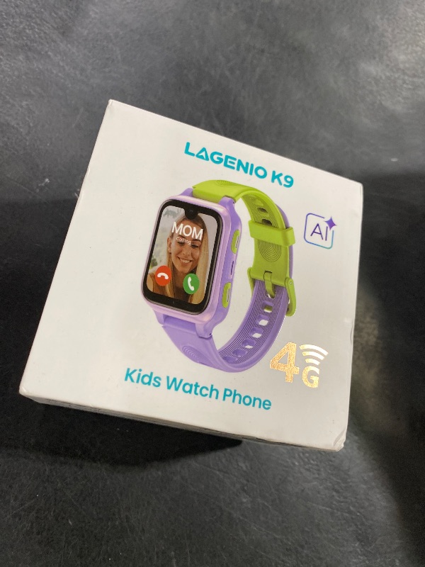 Photo 1 of LAGENIO K9 Smart Watch for Kids with Call, Message, GPS, AI Assistant, Ultra-Slim Design, 1.78" AMOLED, SOS, Parental Controls, School Mode, IP68 Waterproof