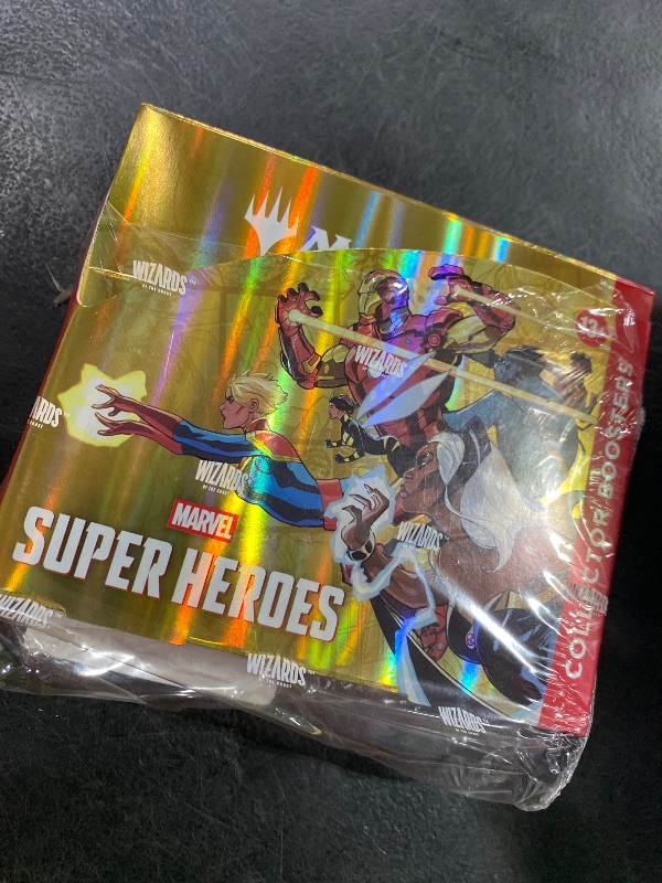 Photo 1 of Magic: The Gathering | Marvel Super Heroes Collector Booster Box | 12 Packs | Collectible Trading Card Game