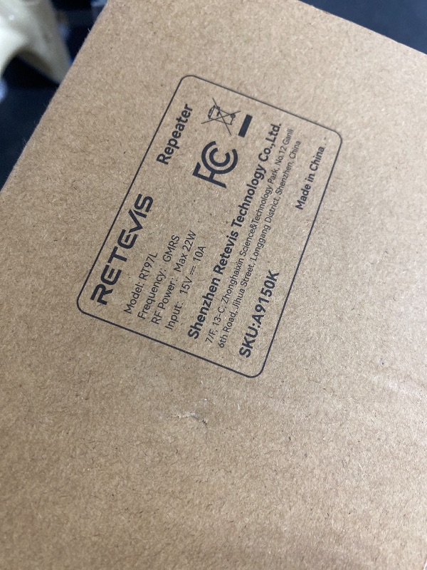 Photo 1 of (3rd Gen RT97) Retevis RT97L GMRS High-Power Repeater, IP66 Waterproof, Long Range Base Station Compatible with Raspberry Pi for Emergency, Farms, Remote Areas & Home Use (1 Pack)