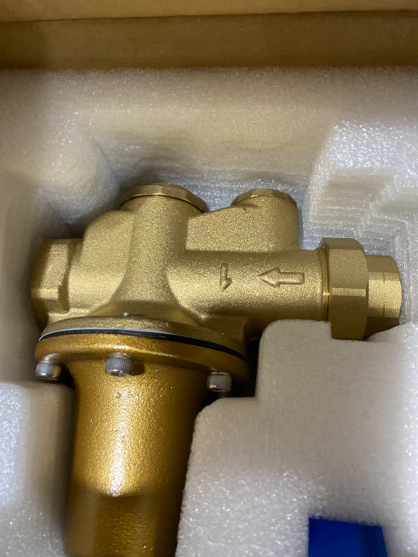 Photo 1 of LF25AUB-Z3 1" Water Pressure Reducing Valve, NPT Female Union x NPT Female Outlet, Adjustable 25-75 PSI, Maximum 300 psi, Polymer Seat