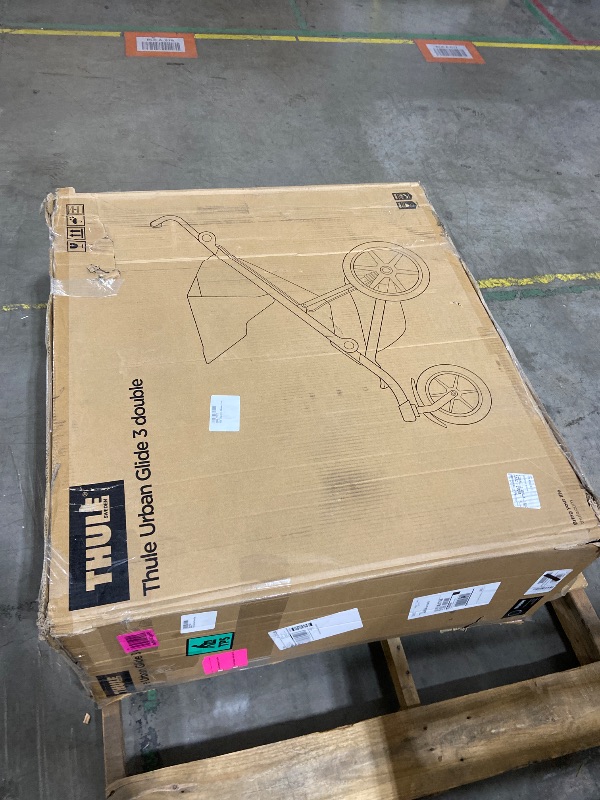 Photo 1 of Thule Urban Glide 3 Double Child All-Terrain Stroller, One-Handed fold with self Standing Design, Air-Filled Tires, Upright Seats with Adjustable Recline and Built-in Leg Rest