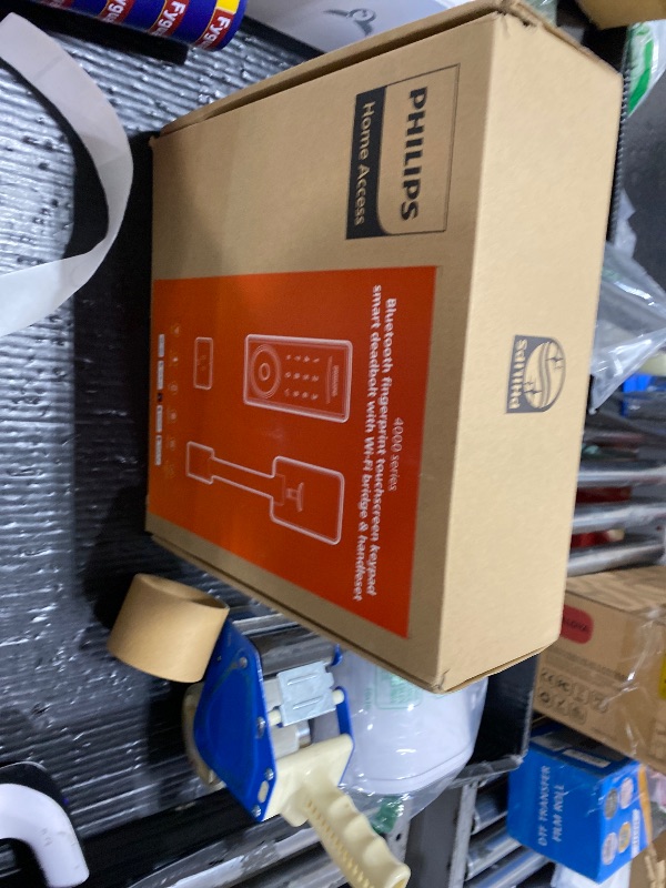 Photo 1 of Philips Wi-Fi Smart Lock with Handle, Keyless Entry Keypad Door Lock with Handle, Front Door Deadbolt Set with WiFi Gateway, App Control, Fingerprint Unlock, PIN Code Unlock, Auto Locking