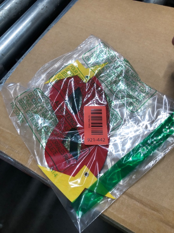 Photo 1 of ***STOCK PHOTO FOR REFERENCE ONLY*** Beistle Red Fabric Hero Masks – 4 Pack, Classic Eye Masks with Elastic Straps, Lightweight Accessories for Halloween Costumes, Stage Performances, Photo Booth Props & Themed Masquerade Events