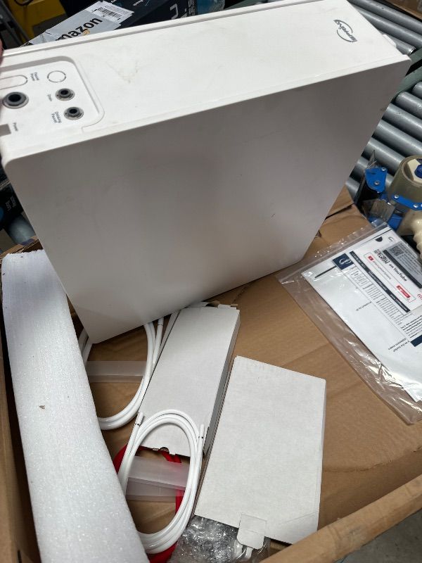 Photo 1 of *** PARTS ONLY *** iSpring RO500AK-BN+UVF8 Tankless Reverse Osmosis Water Filtration System with Natural pH Alkaline Remineralization and LED UVF8 Light, 500 GPD RO System, Brushed Nickel Faucet, 2:1 Pure to Drain Ratio