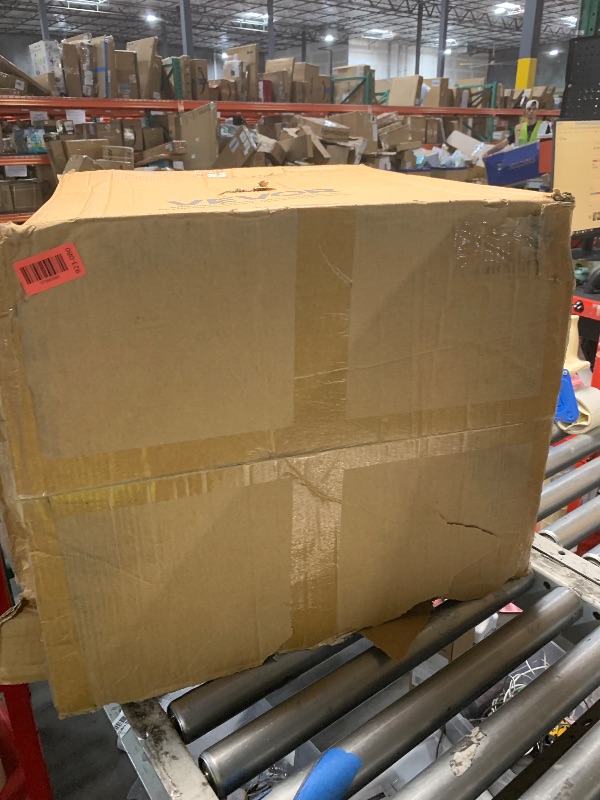 Photo 1 of ***MISSING PARTS, PARTS ONLY **** VEVOR Broadcast Spreader, 100LBS Capacity, Walk-Behind Push Spreader, 0-9.8ft Spreading Width, 13 in All Terrain Pneumatic Tires, Fertilizer Spreaders with Hopper Grate, for Seed Salt Ice Melt