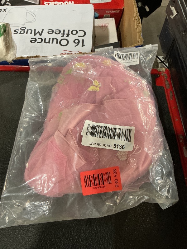 Photo 1 of ***STOCK PHOTO IS NOT CORRECT SEE LIVE PHOTO**** MDJDLPARTY Girls Fairy Costume Set with Butterfly Wings Tutu Wand and Halo Headband (Pink, 3-5 Years old)