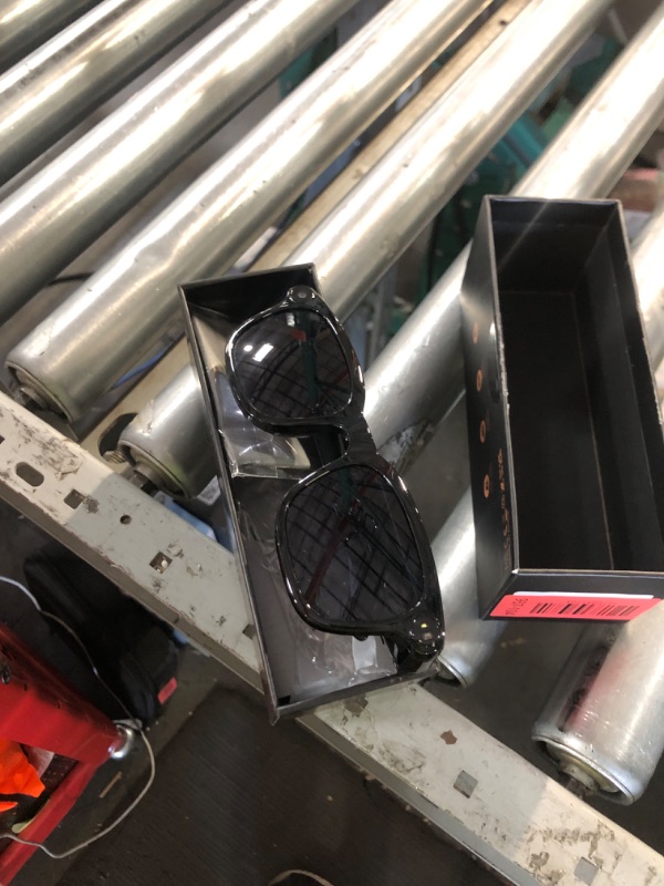 Photo 1 of ***FACTORY SEALED - OPENED FOR INSPECTION***AI Smart Glasses with 8MP Camera, 4K Video, Photo Capture, Real-Time Translation, Recording, AI Assistant, Open-Ear Audio, Bluetooth, Object Recognition, Replaceable Sunglasses Lenses for Men Women