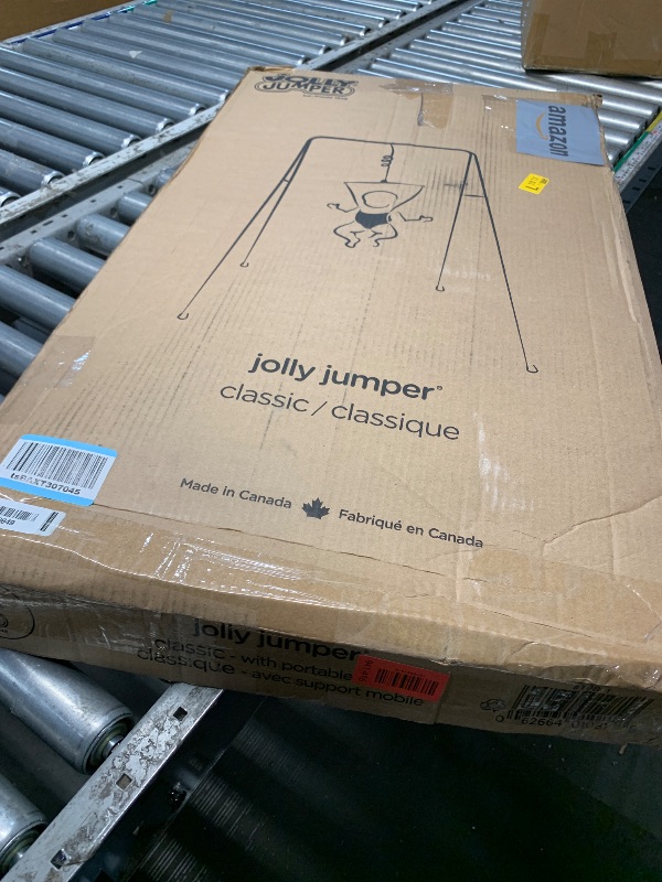View 2 of ***MISSING PARTS***
Jolly Jumper Classic (Black) with Stand - Original Baby Jumper, Indoor and Outdoor Exercise Saddle Seat, Adjustable Height, for Infants up to 28lbs