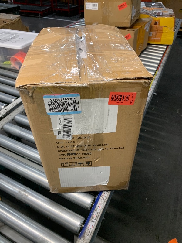 Photo 1 of **AIR CIRCULATION IS MESSED UP** Granitestone 16 Qt Large Glass Air Fryer Non Toxic, Black