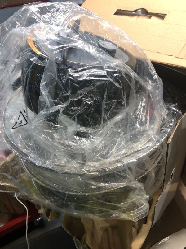 Photo 1 of **AIR CIRCULATION IS MESSED UP** Granitestone 16 Qt Large Glass Air Fryer Non Toxic, Black