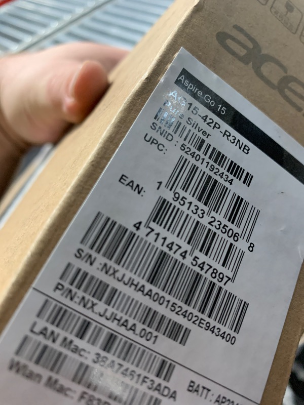 Photo 1 of ****FACTORY SEALED/ OPENED FOR INSPECTION ****Acer Aspire Go 15 AI Ready Laptop, 15.6" FHD (1920 x 1080) IPS Display, AMD Ryzen 7 5825U, AMD Radeon Graphics, 16GB DDR4, 512GB PCIe Gen4 SSD, Wi-Fi 6, Windows 11 Home, AG15-42P-R3NB