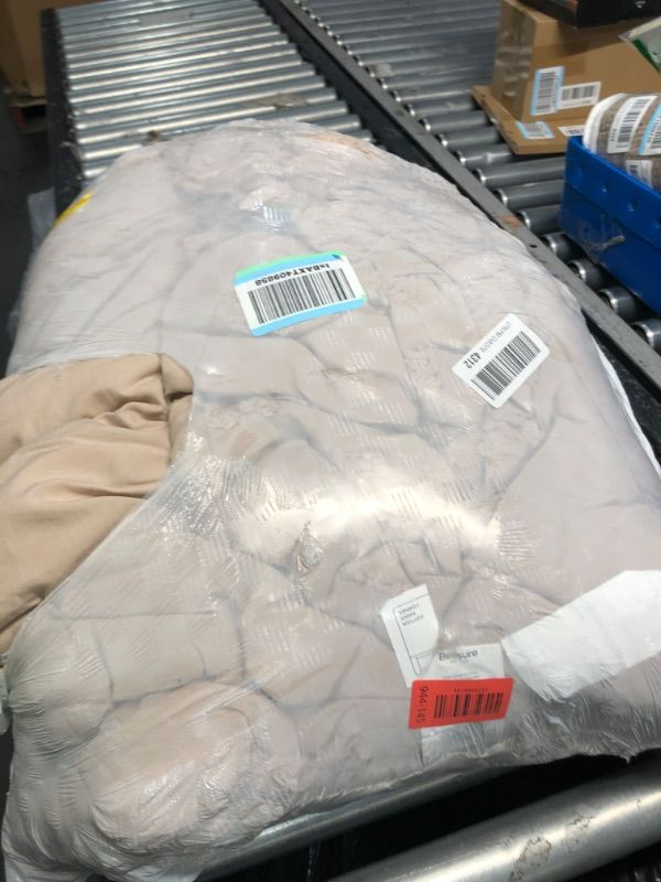 Photo 1 of ***STOCK PHOTO FOR REFERENCE ONLY*** Bedsure King Comforter Set, Brown Soft Prewashed Bedding for All Seasons, 3 Pieces GentleSoft™ Bed Set, 1 Lightweight Comforter (104"x90") and 2 Pillowcases (20"x36")