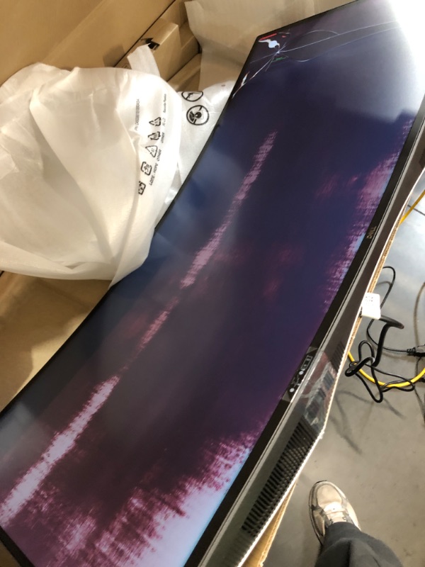 Photo 1 of ***DAMAGED - SEE NOTES/PICTURES***Dell 34 Plus USB-C Monitor - S3425DW, WQHD (3440x1440), 21:9 Curved, 120Hz, VA, 1ms, AMD FreeSync Premium, HDR10, Height Adjustment, Built-in Speakers, 2 USB-C, 2 HDMI, 3 Year Warranty