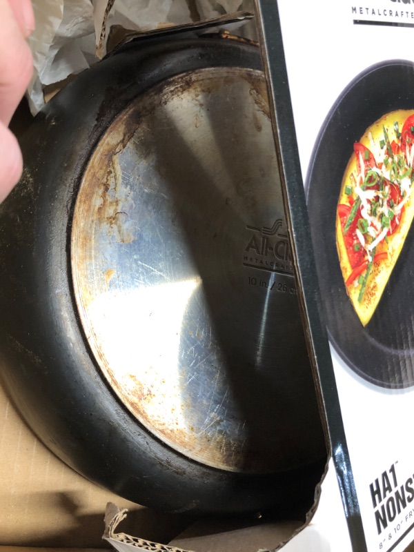 View 2 of (major usage) All-Clad HA1 Nonstick Fry Pan Set, 2-Piece, 8" & 10"