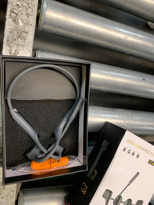 View 2 of ***STOCK PHOTO FOR REFERENCE ONLY***SANOTO Bone Conduction Headphones with Mic, Bluetooth Headset with Microphone Noise Canceling & Mute, Wireless Headset with Sponge Microphone Windscreen, Open Ear Headphones for Work Driving Call