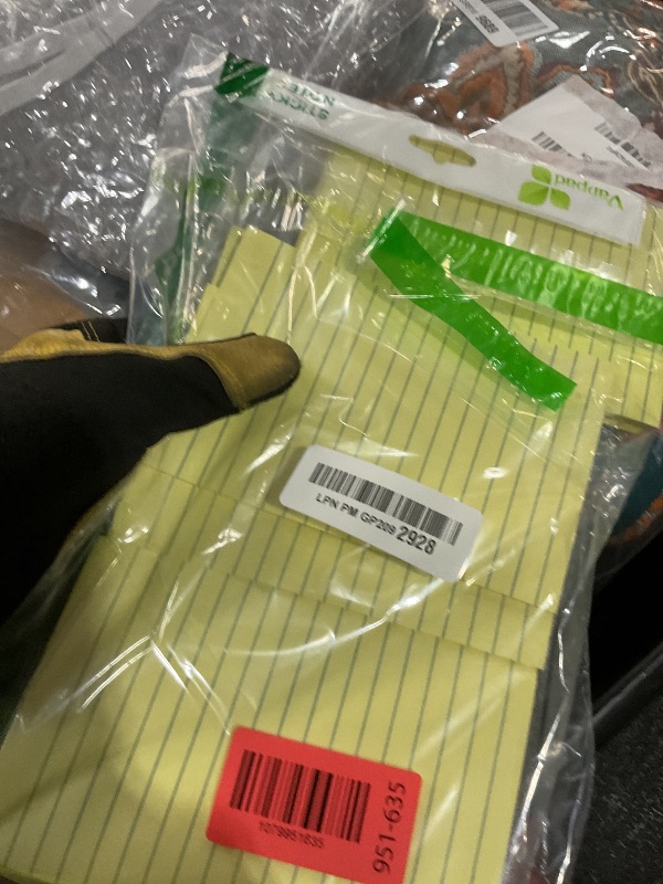 Photo 1 of (12 Pack) Lined Sticky Notes 4x6 in,Yellow Large Notepads with Lines,Ruled Stickies Super Sticking Power,Office School Memo Note Pads,Post on Windows Doors,Recyclable,Easy to Write on,Hold Well