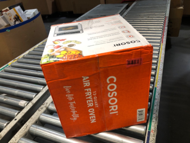 View 4 of ***DAMAGED - SEE NOTES/PICTURES*** Cosori 11-in-1 Air Fryer Oven, 13Qt Small Footprint Airfryer combo with Rotisserie, Toast, Bake, Roast, Reheat Functions and more, Recipe Book & 6 Accessories Included, Perfect for Small Countertop