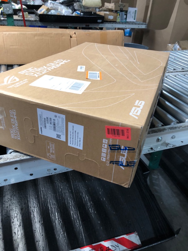 Photo 1 of (broken for parts sold only)ASUS Rog Strix 27" 1440P Gaming Monitor (XG27AQWMG), QHD, TrueBlack Glossy Tandem OLED, 280Hz, 0.03ms, Neo Proximity Sensor, DisplayHDR True Black 500, 99% DCI-P3, DisplayWidget, 3yr Warranty
