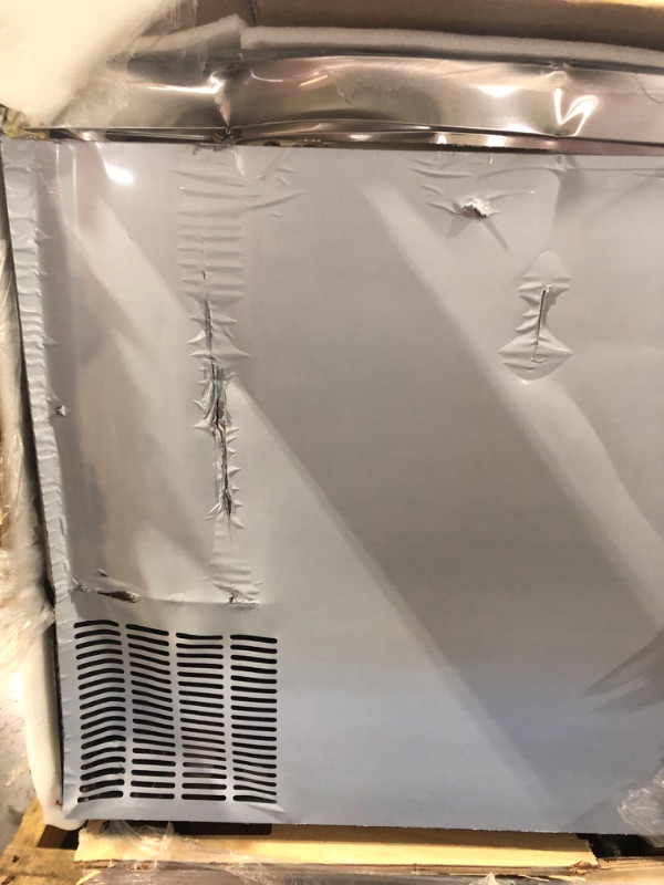 Photo 1 of ****FACTORY SEALED, DAMAGED DURING SHIPPING SEE PHOTOS FOR REFERENCE****KICHKING 72" Commercial Undercounter Refrigerator, 19 Cu.Ft 3 Doors Stainless Steel Worktop Refrigerator with OMNISMART Thermostat, 33-40°F Fan Cooling for Restaurant, Bar, Cafe