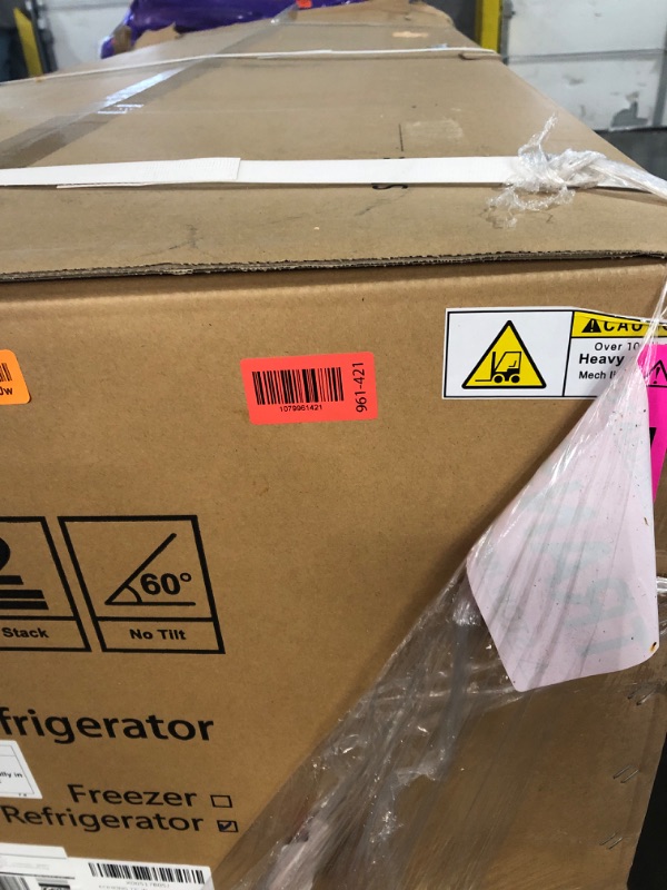 Photo 1 of ****FACTORY SEALED, DAMAGED DURING SHIPPING SEE PHOTOS FOR REFERENCE****KICHKING 72" Commercial Undercounter Refrigerator, 19 Cu.Ft 3 Doors Stainless Steel Worktop Refrigerator with OMNISMART Thermostat, 33-40°F Fan Cooling for Restaurant, Bar, Cafe