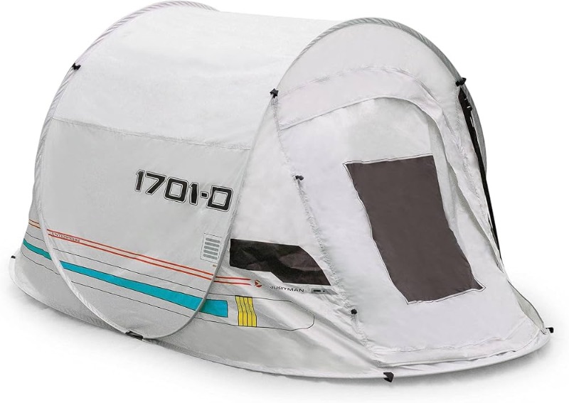 Photo 1 of *******STOCK PHOTO REFERENCE ONLY*******Star Trek: The Next Generation Shuttlecraft Justman 2-Person Camping Tent | Indoor and Outdoor Activities | Pop-Up Camping Tents & Shelters, Accessories | 95 x 47 x 43 Inches
