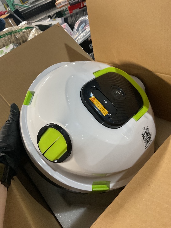 Photo 1 of **MISSING POWER CORD**Y20 Robotic Pool Cleaner, Cordless Pool Vacuum for Above Ground & Inground Flat Pools with Dual Motors, 130 Min Runtime, Auto-Parking, Powerful Pool Vacuum Robot for Up to 1200 Sq.Ft